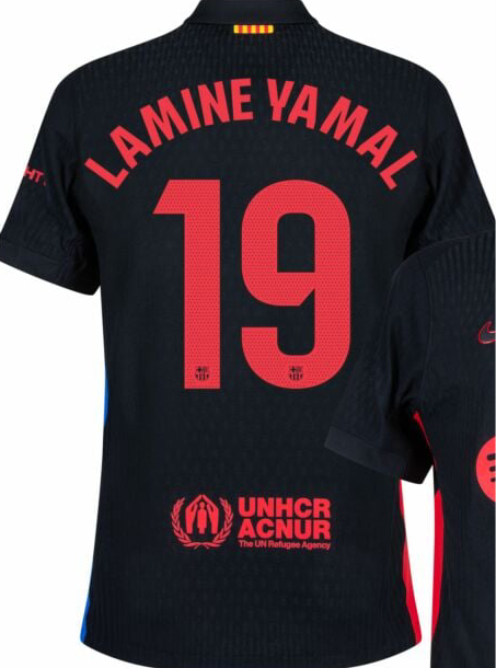 Lamine Yamal Barcelona Away Kit 2024/25